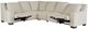 Universal Explore Home™ Rhodes 5-Piece Oris Snow Power Reclining Sectional-1