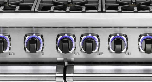 Viking® 7 Series 48" White Pro Style Dual Fuel Natural Gas Range-2