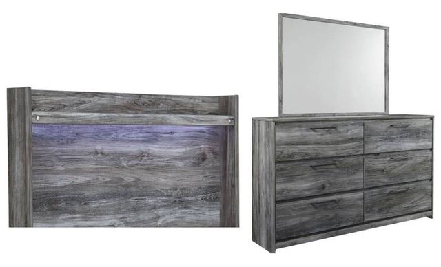 Signature Design by Ashley® Baystorm 3-Piece Gray Twin Panel Headboard Bedroom Set-0