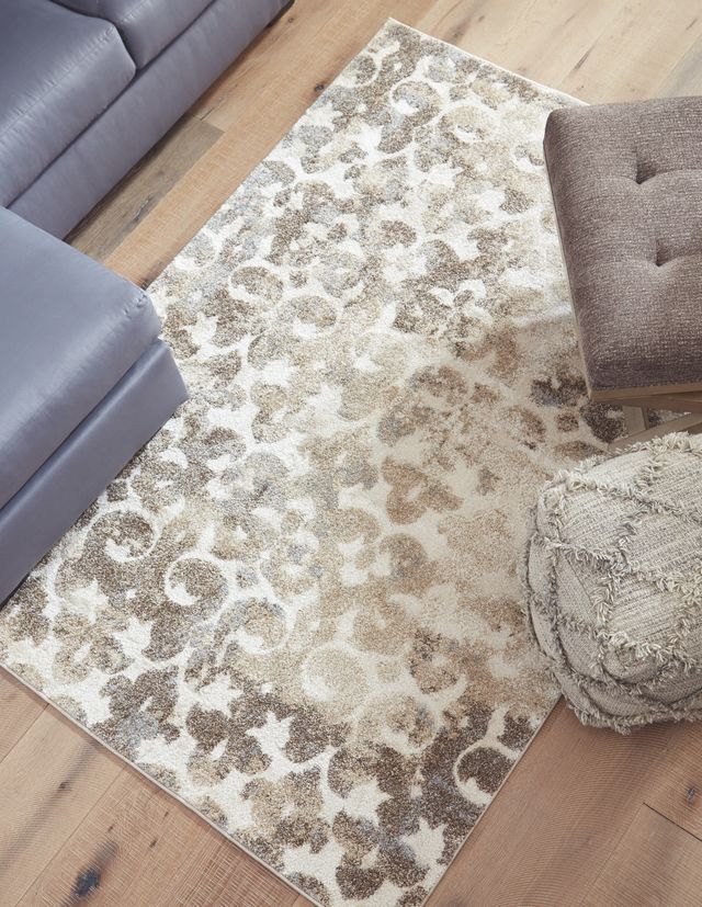 Signature Design by Ashley® Jiro Brown/Cream 5' x 7' Medium Rug-1
