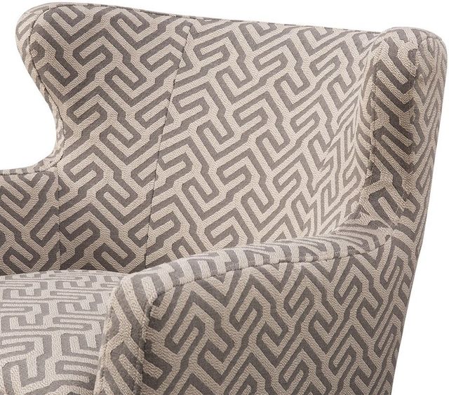 Olliix by Madison Park Grey Concetta Concave Club Chair-2