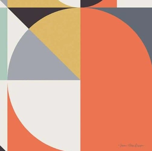Classy Art Geo Shapes II by Seven Trees Design Wall Art-1