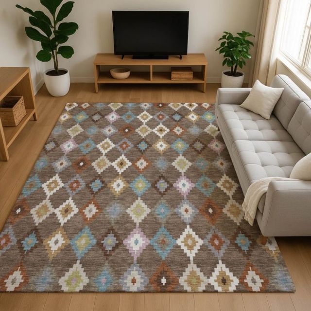Dalyn™ Rug Company Kenner KN10 Chocolate 5'x8' Area Rug-1