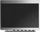 Ilve® Majestic III 36" Midnight Blue Pro Style Induction Range with Triple Glass Door and Burnished Trim-2