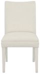 Fairfield® Customizable Entree Dining Concave Short Back Dining Chair with Linen Legs-1