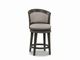 Gray Swivel Pub Chair-0