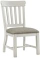 Intercon Drake French Oak/Rustic Gray Slat Dining Side Chair-0
