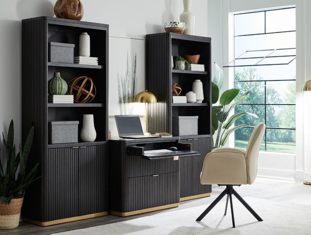 aspenhome® Rylan Dark Roast Workstation Combo File Cabinet-1