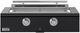 Caliber™ Rockwell Social 2-Burner Matte Black Built-In Liquid Propane Grill with Polished Chrome Hardware-0