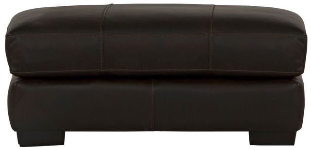 Jackson Furniture Marco Chocolate Leather Ottoman-1
