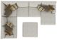 Jackson Furniture Tori 4-Piece Birch Sectional with Ottoman-5