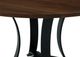 Artisan & Post by Vaughan-Bassett Crafted Cherry Dining by Ben & Erin Napier Dark 48" Round Table with Black Base-2