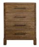 International Furniture Direct Merida Barrel Brown Chest-1