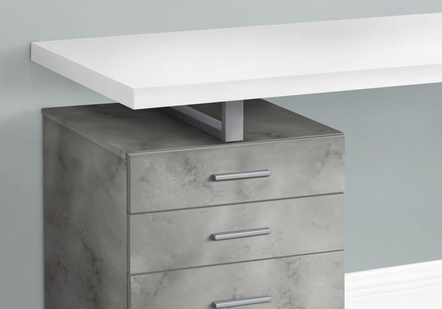 Monarch Specialties Inc. White Computer Desk-1
