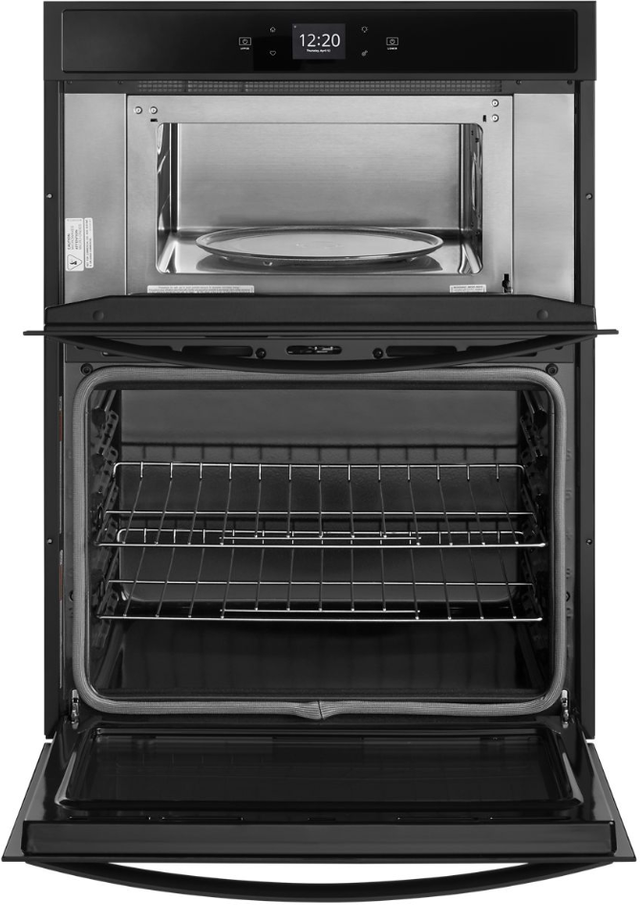 Whirlpool® 30" Black Smart Combination Wall Oven-1