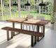 Corcoran Importation Zen 72" Live Edge Gray Sheesham Table Top-4