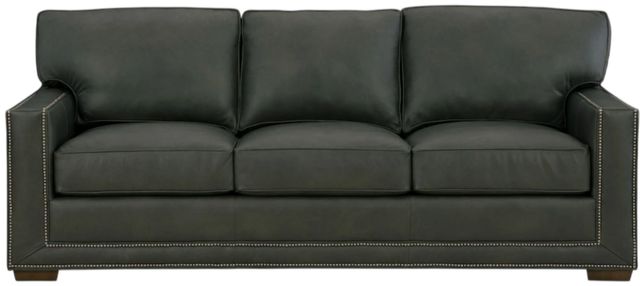 Craftmaster® Customizable CM Leather 90" Sofa-2