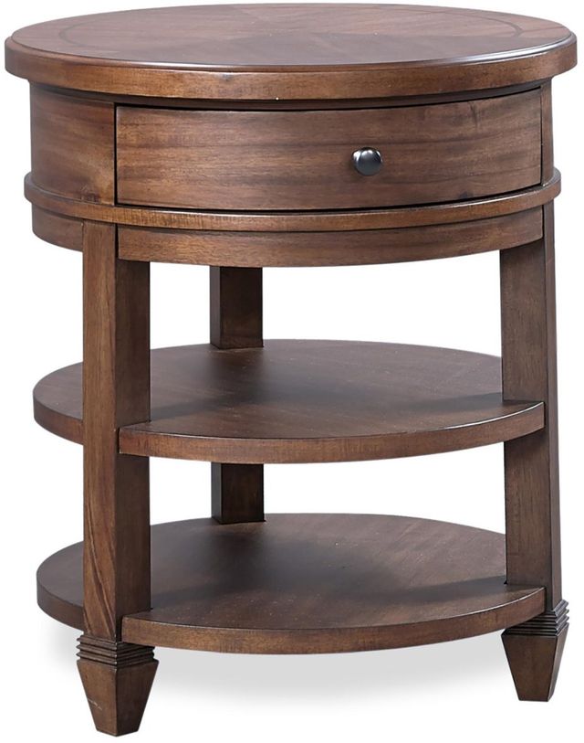 Aspenhome® Thornton Sienna Round Nightstand-0