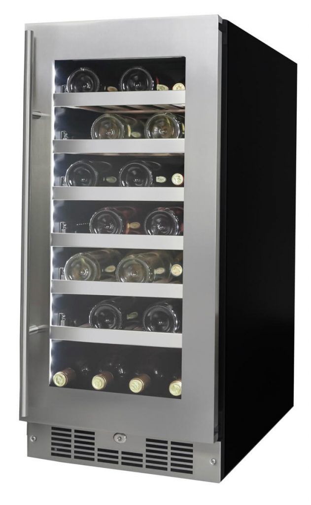 Silhouette® Tuscany 15" 3.1 Cu Ft. Stainless Steel Wine Cooler-2