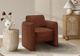 Monarch Specialties Inc. Terracotta 32" Fully Upholstered Accent Chair-1