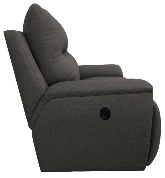 La-Z-Boy® Palmer Charcoal Manual Reclining Chair and a Half-3
