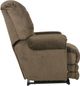 Catnapper® Malone Truffle Lay Flat Power Recliner with Extended Ottoman-2