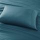 Olliix by Sleep Philosophy Teal King 300 Thread Count Liquid Cotton Sheet Set-2