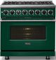 Viking® 7 Series 36" Ivy Pro Style Dual Fuel Range-2