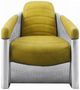 ACME Furniture Brancaster Aluminum/Yellow Accent Chair-3