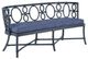 Currey & Company Tegal Finn Indigo/Vintage Navy Bench-0