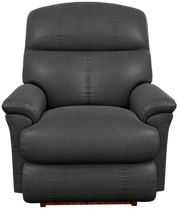 La-Z-Boy® Reed Licorice Leather Power Rocking Recliner with Headrest-1