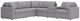Signature Design by Ashley® Modmax 6-Piece Granite L-Shape Sectional with Storage Console-0