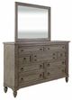 Liberty Furniture Americana Farmhouse Dusty Taupe Dresser and Mirror Set-0