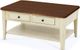 Peters-Revington™ Casual Choices™ Walnut Cocktail Table with Pistachio Base-1
