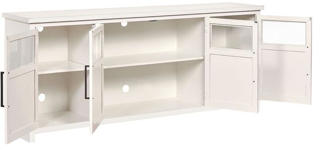 aspenhome® Finnegan White 98" Console and Hutch-3