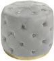 Kwality Imports 18253-BT-OTT Light Gray Ottoman-0