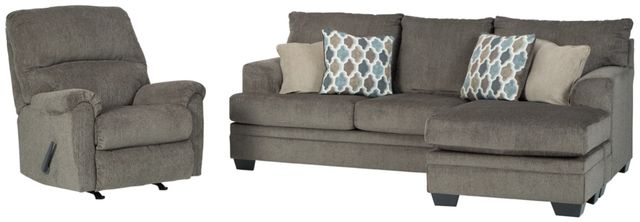 Signature Design by Ashley® Dorsten 2-Piece Slate Living Room Set-0