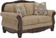 Signature Design by Ashley® Chelsworth Brown/Golden Loveseat-0