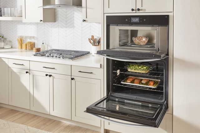 Whirlpool® 27" Fingerprint Resistant Stainless Steel Oven/Micro Combo Electric Wall Oven-6