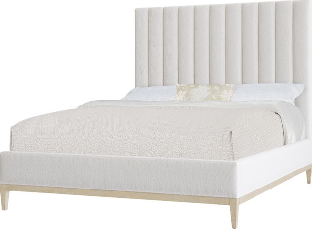 Hooker® Furniture Cascade Terrain/Wolf Pearl Queen Upholstered Panel Bed-2