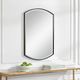 Uttermost® Shield Satin Black Mirror-1