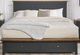 A-America® Stormy Ridge Chicory/Slate Black King Panel Storage Bed-1
