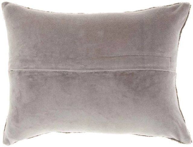 Nourison Home™ Luminescence Pewter Throw Pillow-2