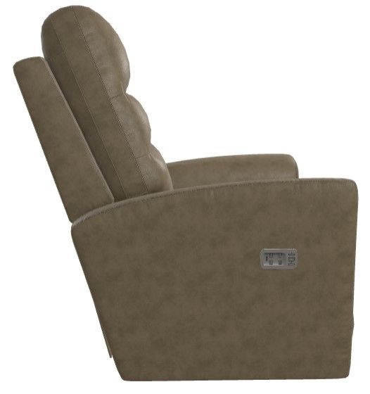 La-Z-Boy® Liam Pebble Leather Power Wall Recliner with Headrest and Lumbar-2