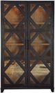 Hooker® Furniture Big Sky Charred Timber Display Cabinet-2
