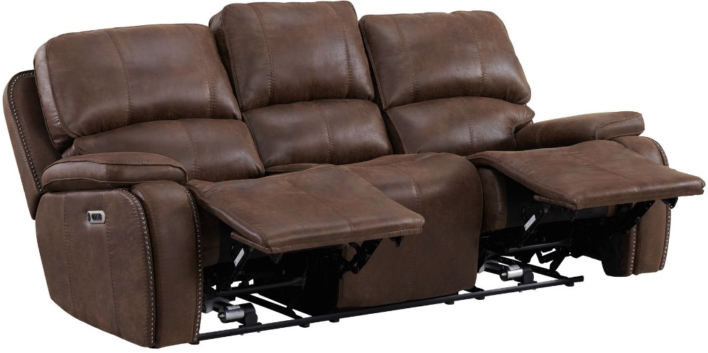 Elements International Atlantis Reclining Sofa - Thumbnail 2