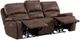 Elements International Atlantis Heritage Brown Power Reclining Sofa-3
