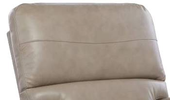 La-Z-Boy® Ava Ivory Leather Power Rocking Recliner with