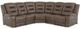 Palliser® Furniture Leighton Brown Reclining Sectional-0