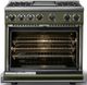 Viking® 7 Series 36" Martini Pro Style Dual Fuel Range with Griddle-1